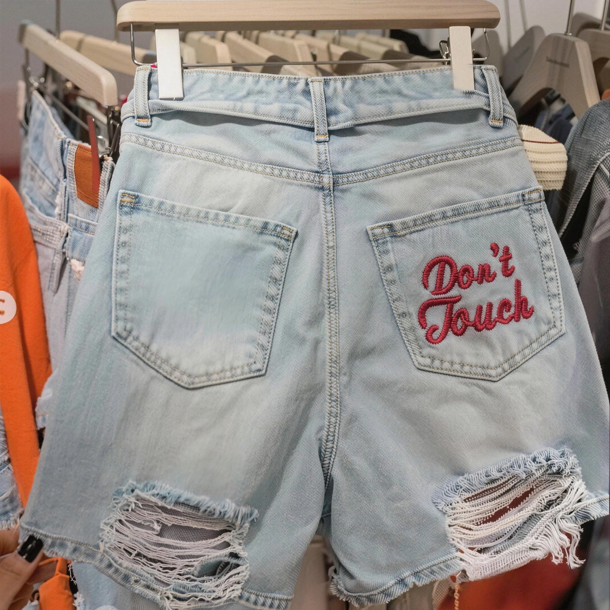 SHORT VAQUERO NOA CON BORDADOS
