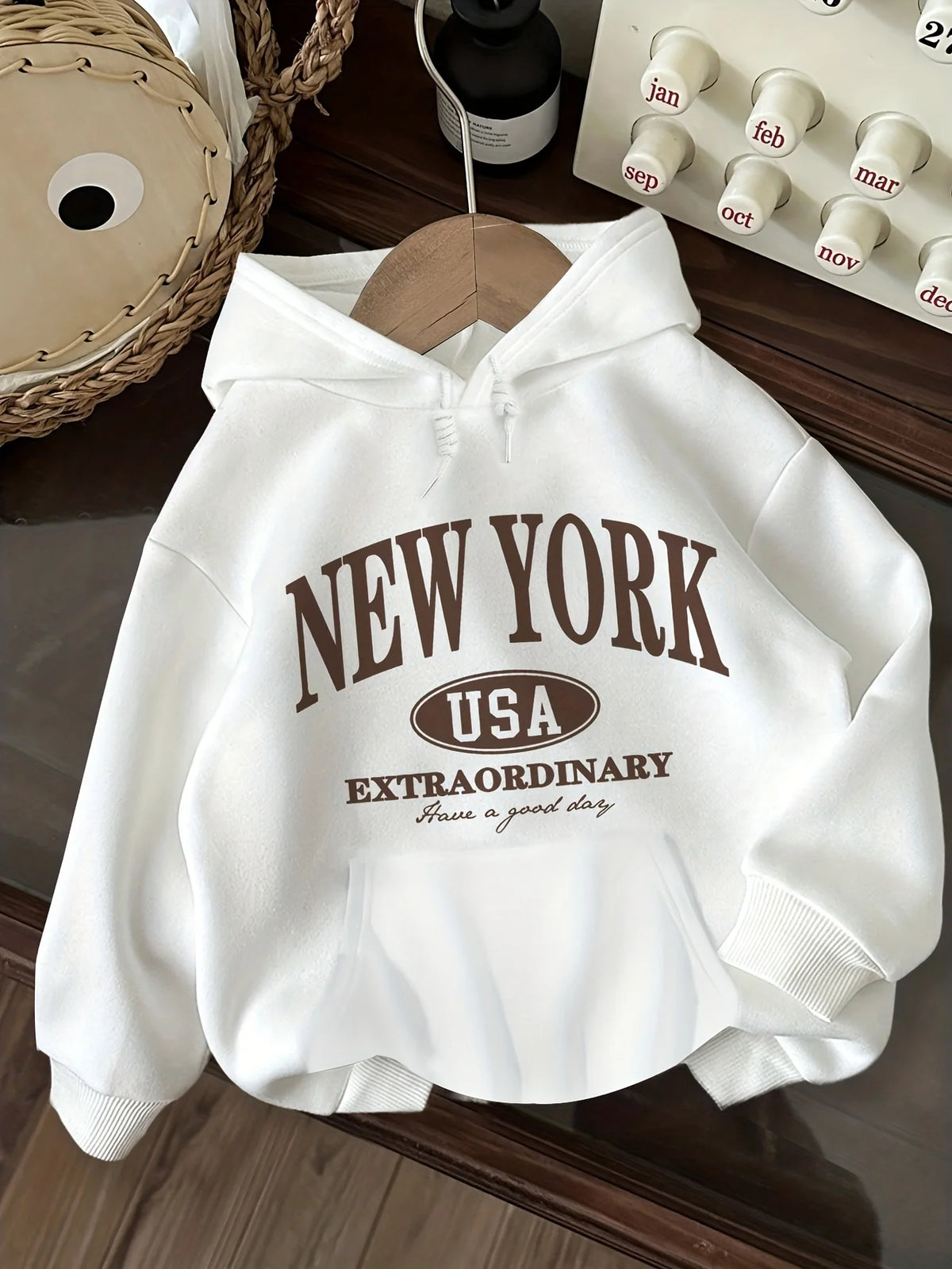 SUDADERA LILO FLEECE CON ESTAMPADO