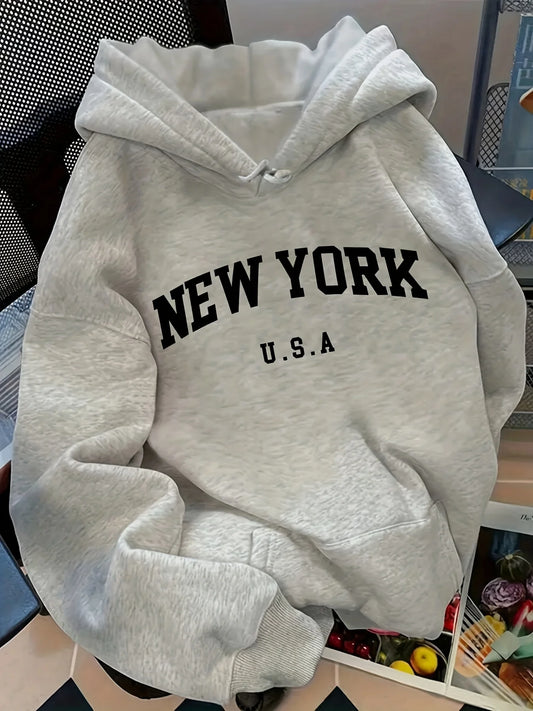 SUDADERA MIKA CON ESTAMPADO en color Gris — Noembre