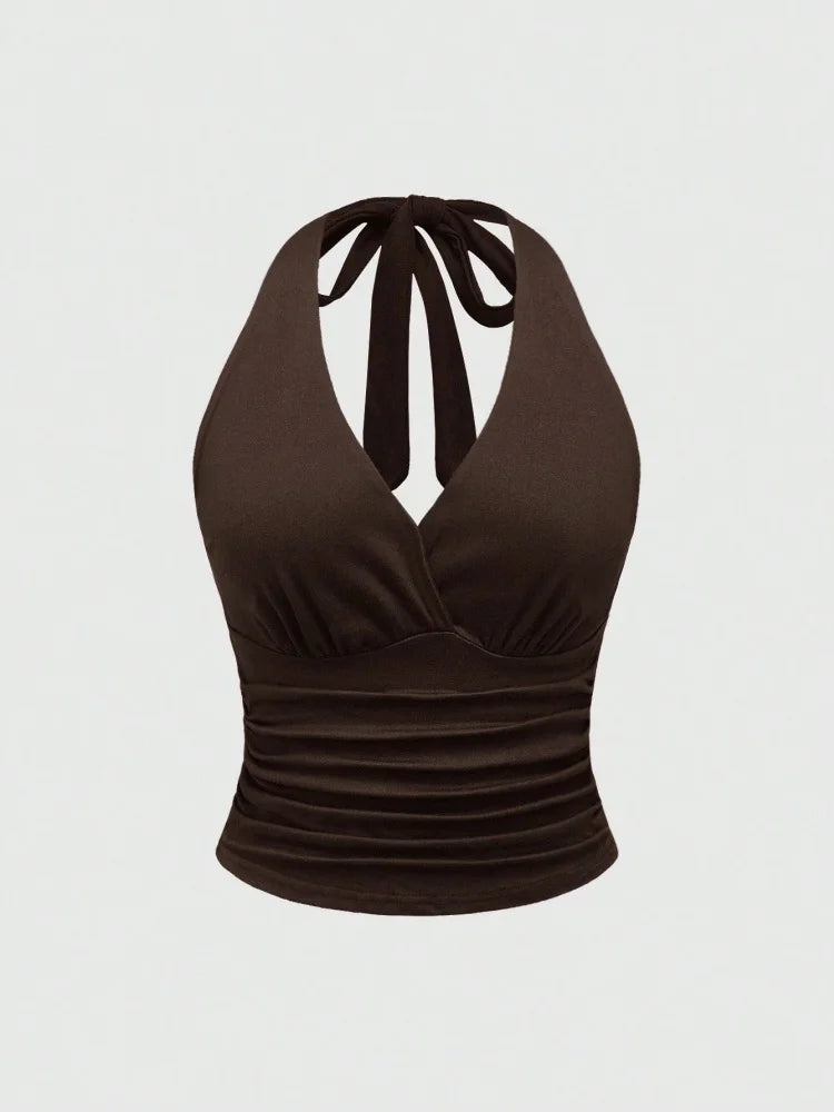 TOP CORTO ZURI LEOPARDO
