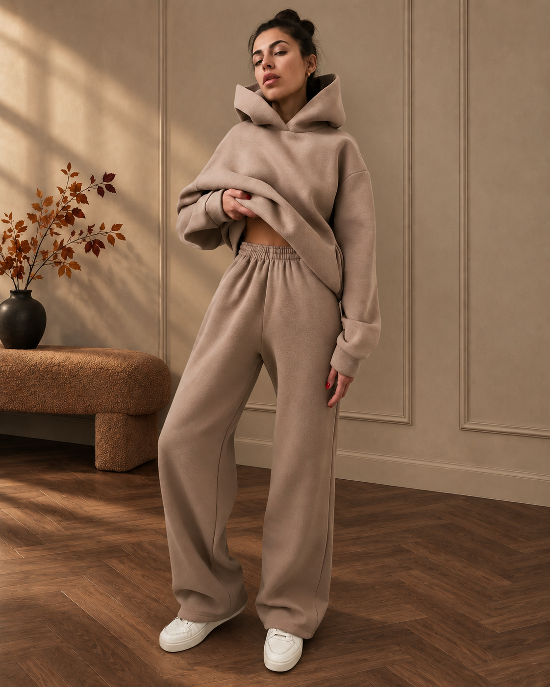 CONJUNTO URBANO ARDEN DE DOS PIEZAS en color Blanco — Noembre