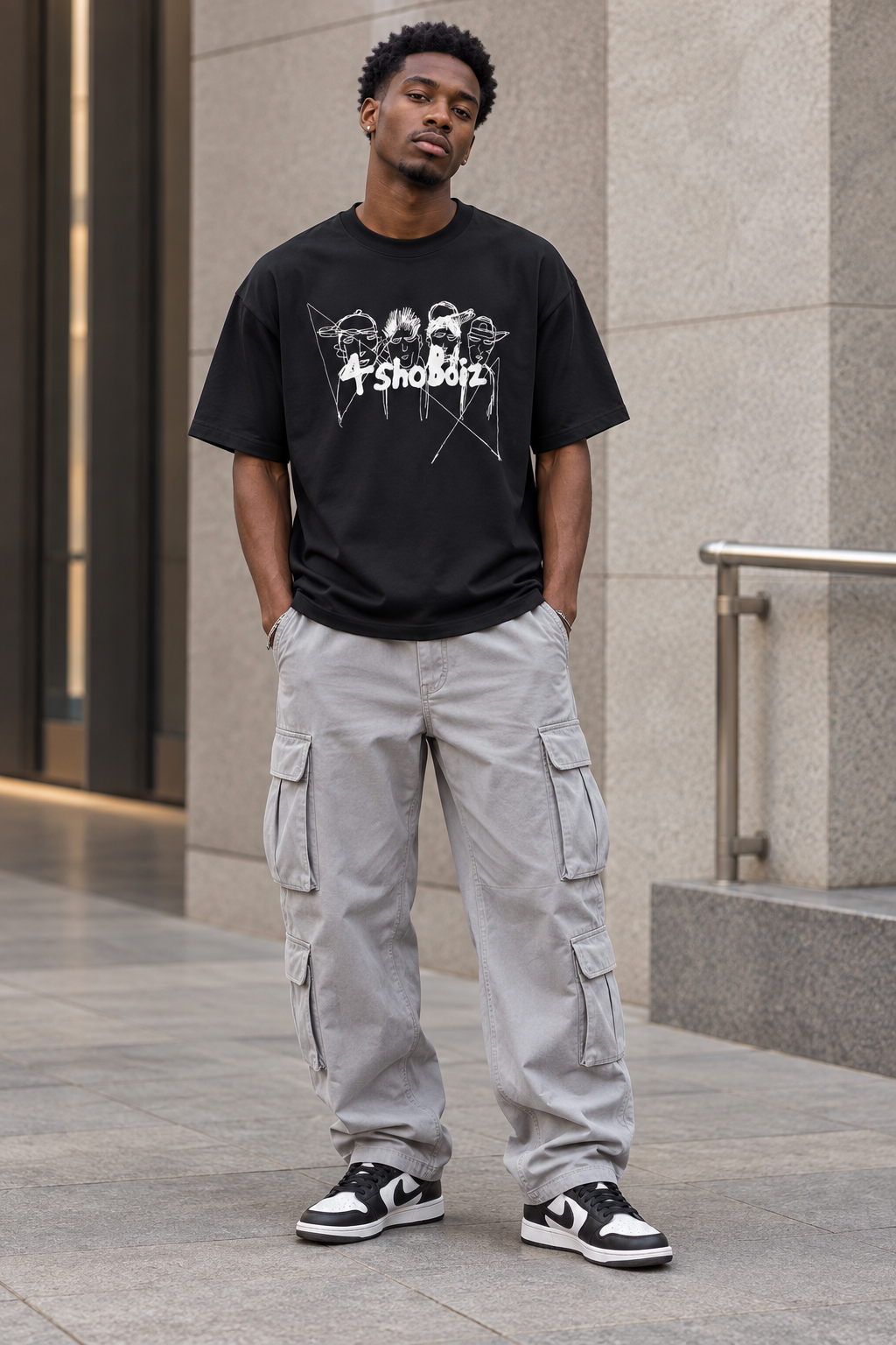 Dimension – Camiseta 3D Streetwear en color Blanco — Noembre