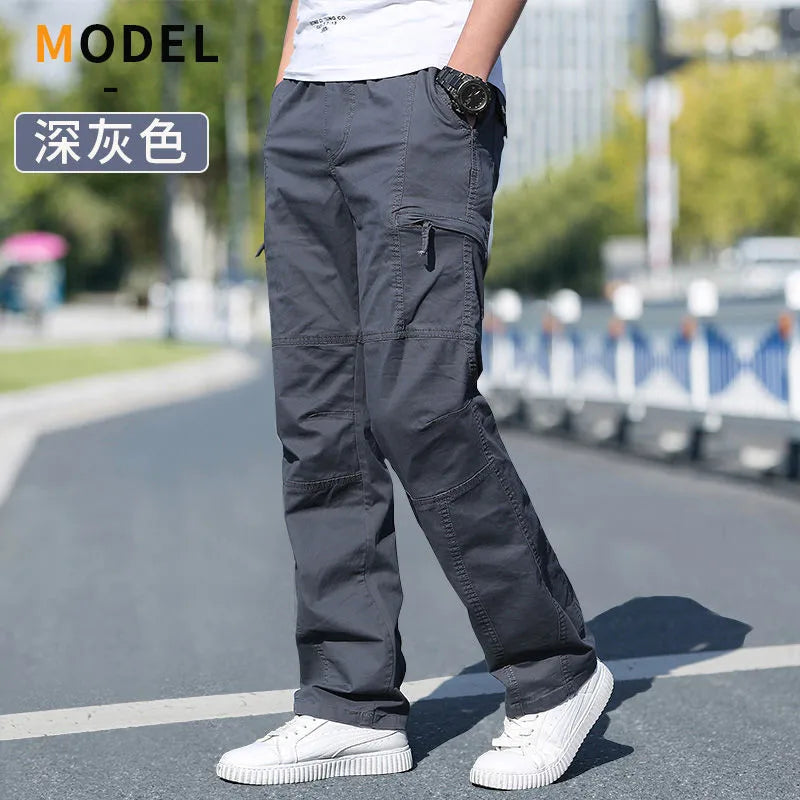 Urban Cargo – Pantalón Loose Fit en color 1 Gris claro — Noembre