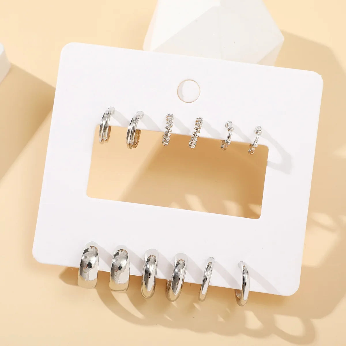 SET DE PENDIENTES DE ARO KAIA DORADOS
