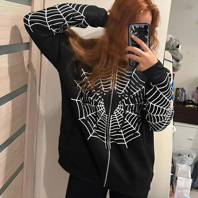 SUDADERA KIRA Y2K ANIMAL PRINT