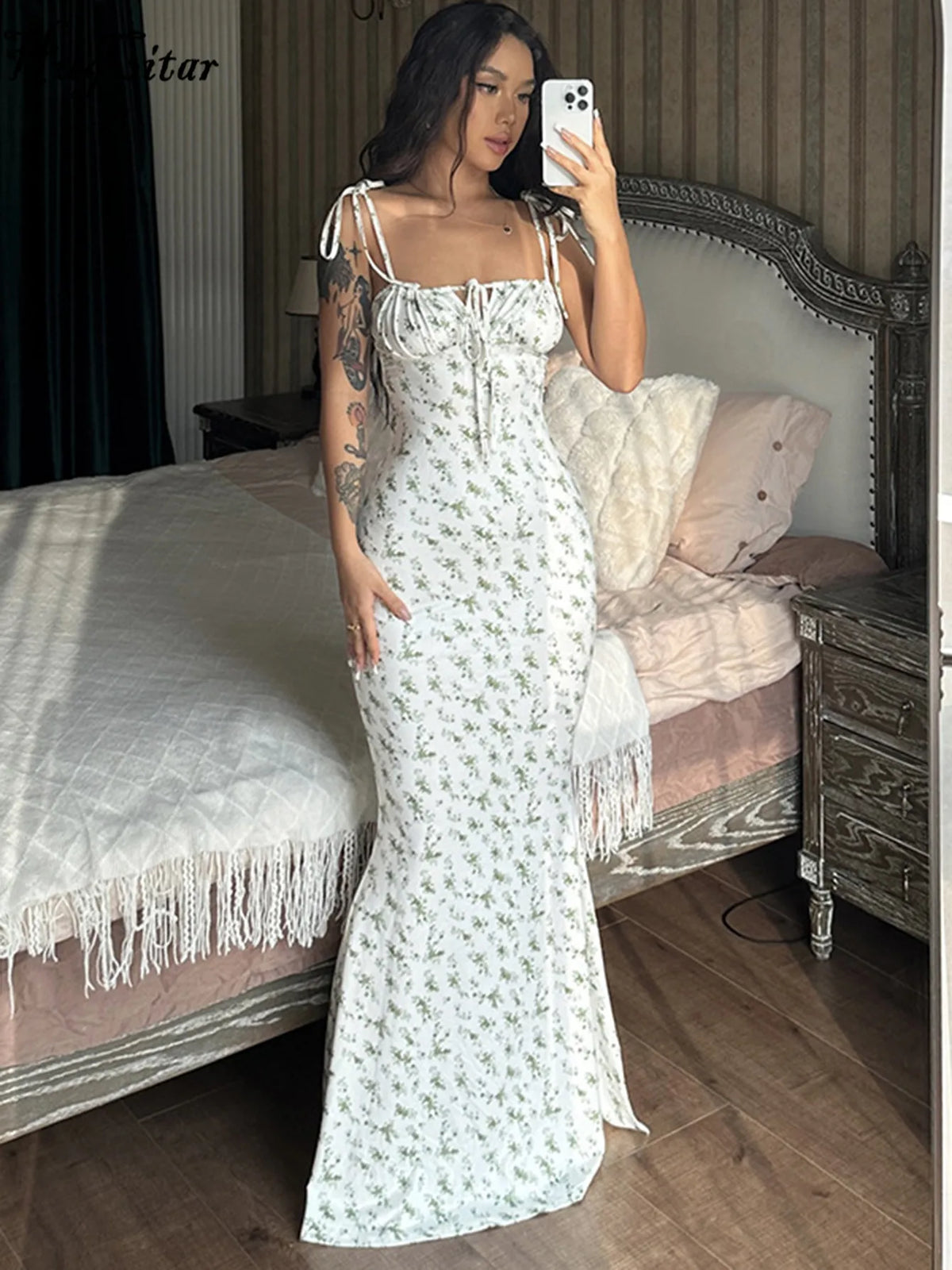 Vestido Largo Isla Floral