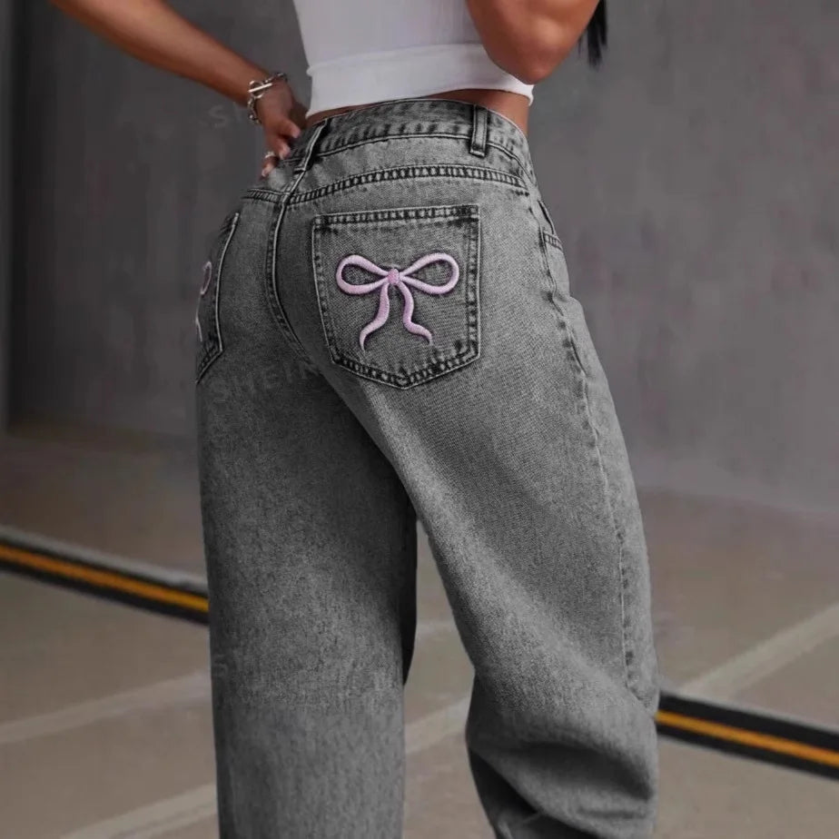 PANTALÓN SELENE DE TIRO ALTO CON LAZO