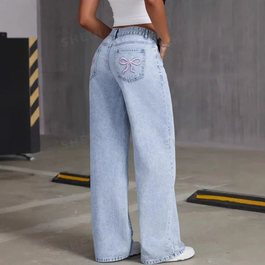 PANTALÓN SELENE DE TIRO ALTO CON LAZO