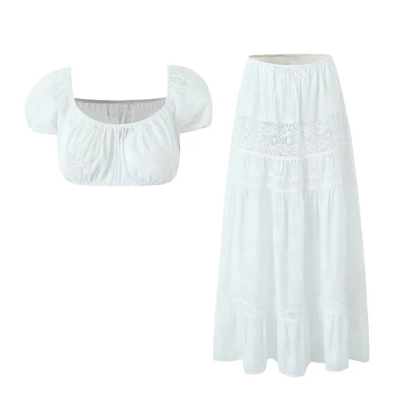 VESTIDO MAXI CALA BORDADO