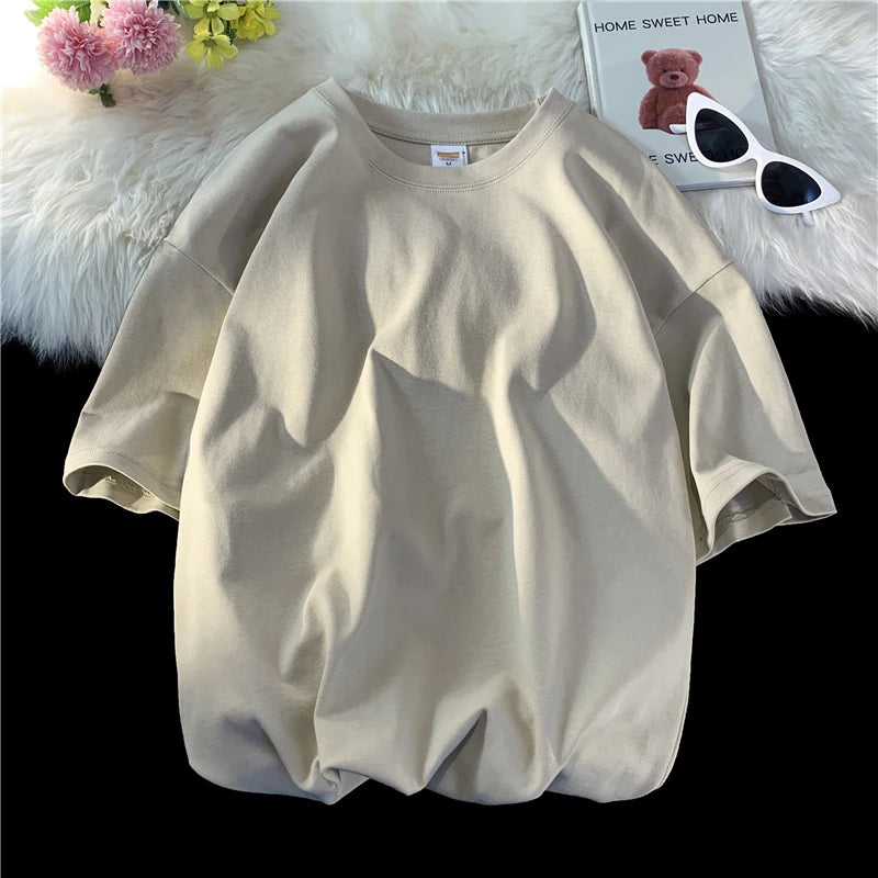 Urban Essential – Camiseta Oversize 100% Algodón en color Blanco — Noembre