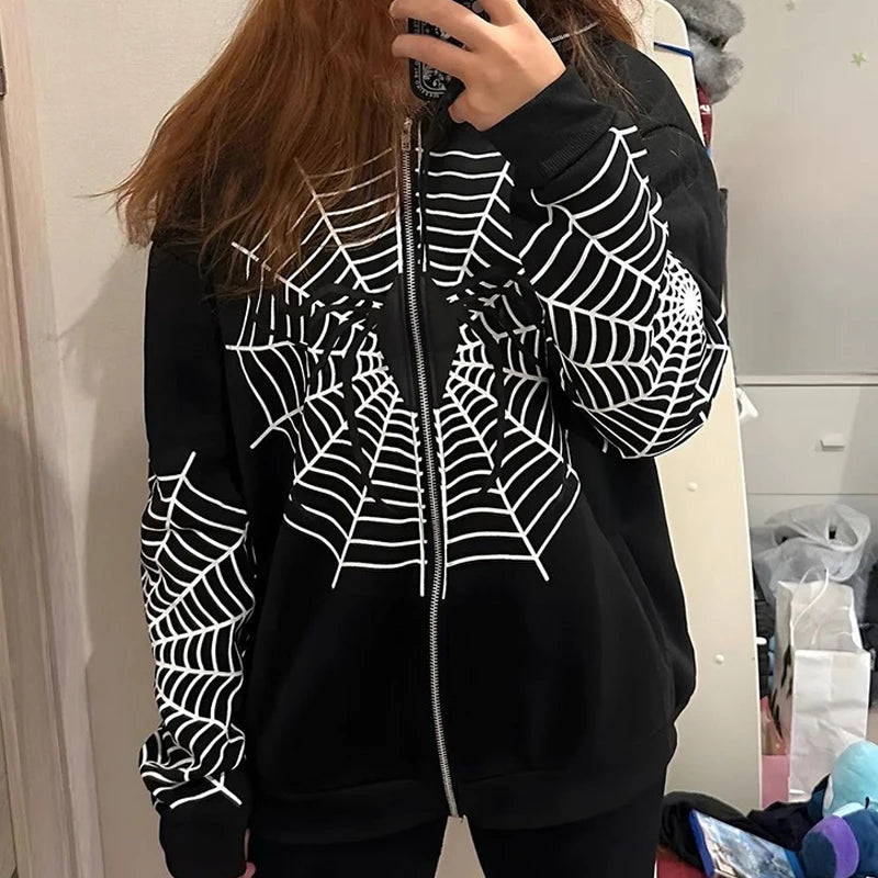 SUDADERA KIRA Y2K ANIMAL PRINT
