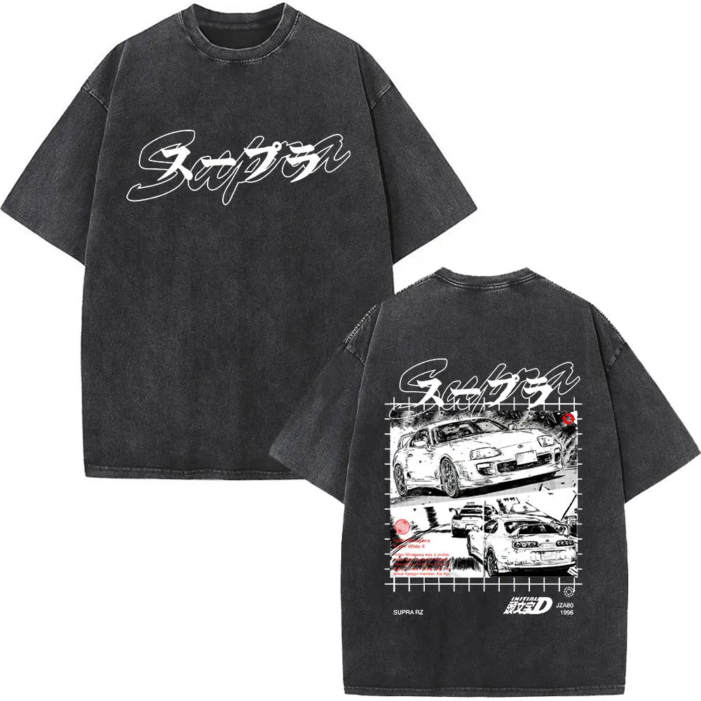 Retro Graphic – Camiseta Vintage Oversize en color Q05163-Negro — Noembre