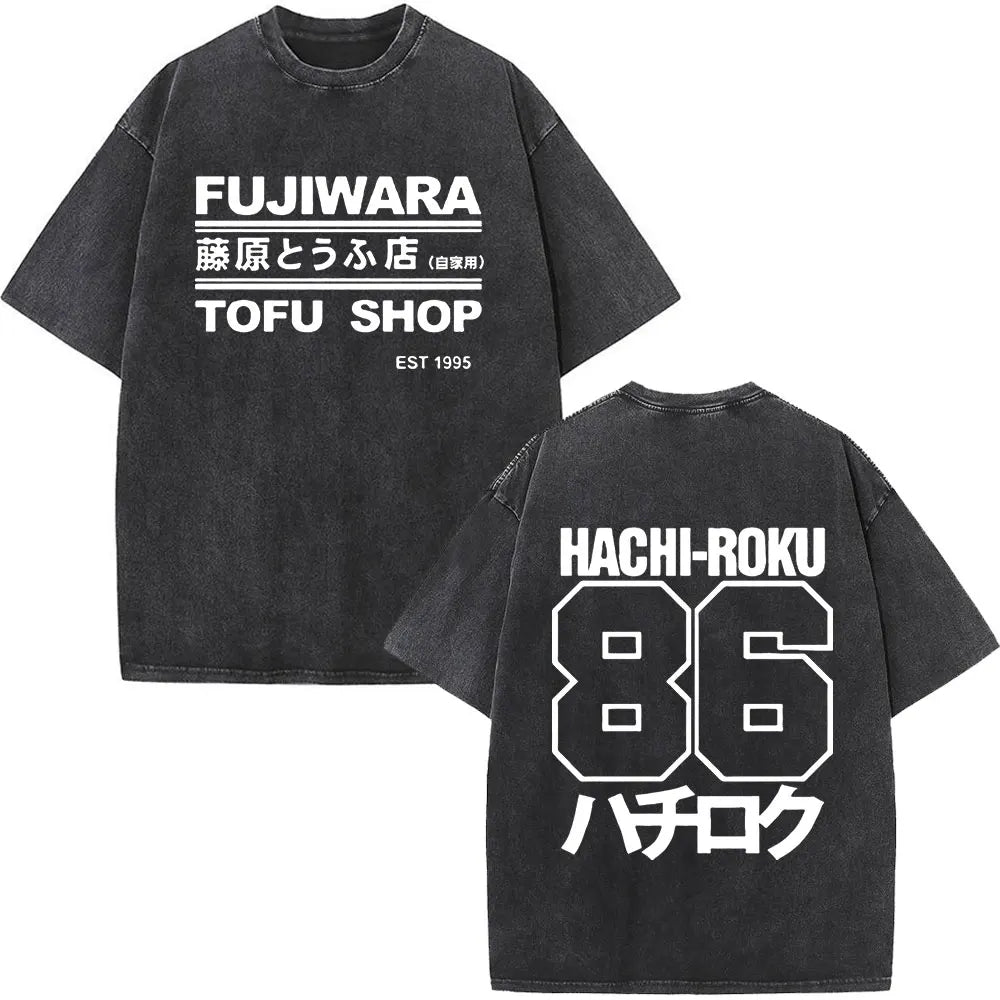 Retro Graphic – Camiseta Vintage Oversize en color Q05162-Negro — Noembre