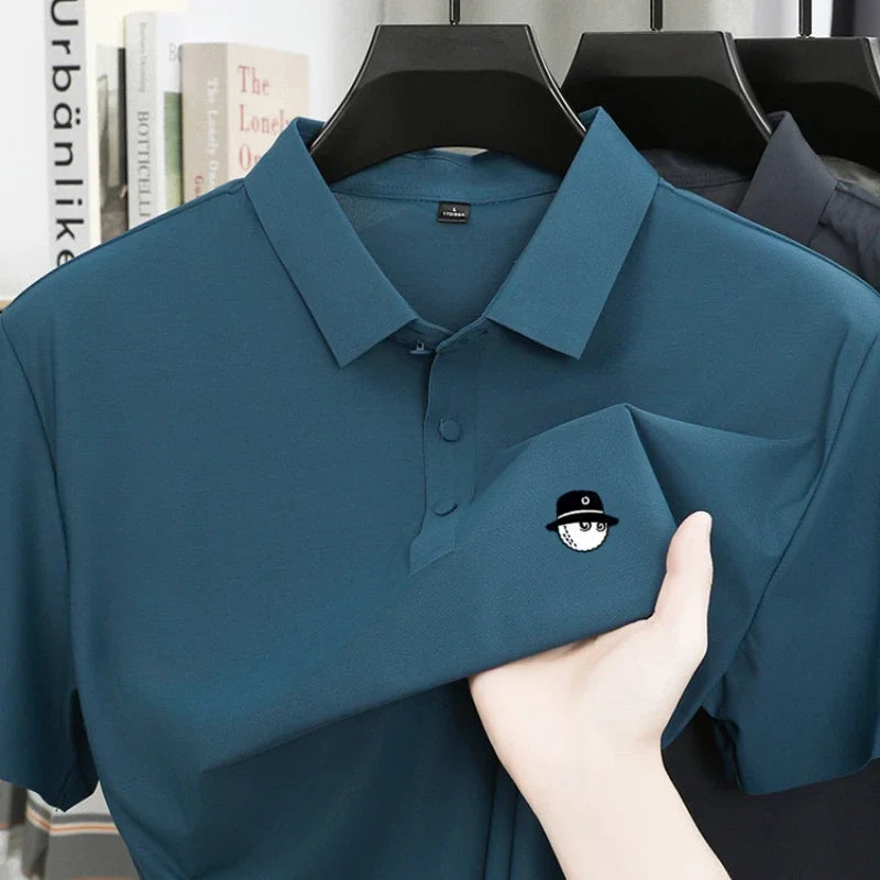 POLO ESTAMPADO RIAN en color Caramelo — Noembre