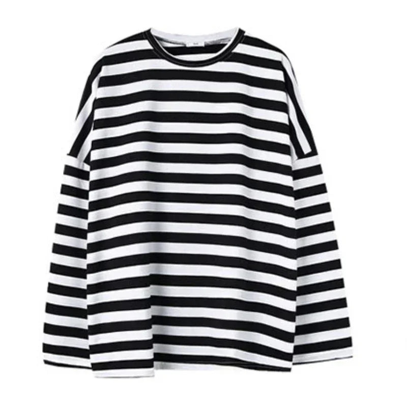 CAMISETA ALMA DE RAYAS DE MANGA LARGA