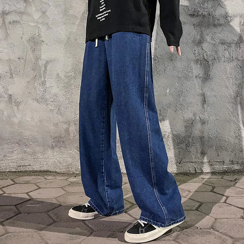 VAQUERO WIDE LEG ELIAN en color Azul brillante — Noembre