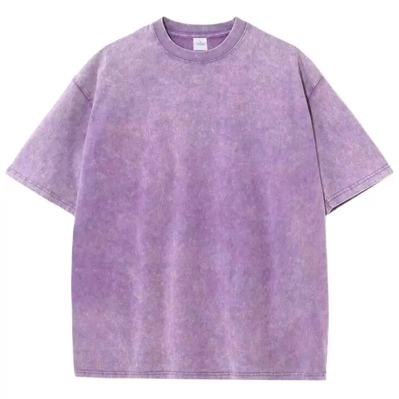 CAMISETA NOLA VINTAGE EFECTO LAVADO en color Rosa — Noembre