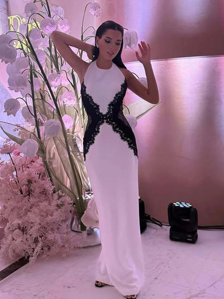 VESTIDO MAXI ELARA CON ENCAJE