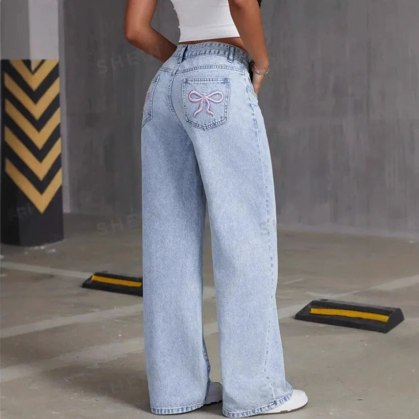 PANTALÓN SELENE DE TIRO ALTO CON LAZO
