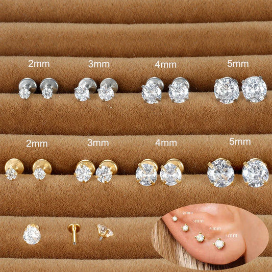 PENDIENTES SPIKE NOX en color Plata — Noembre