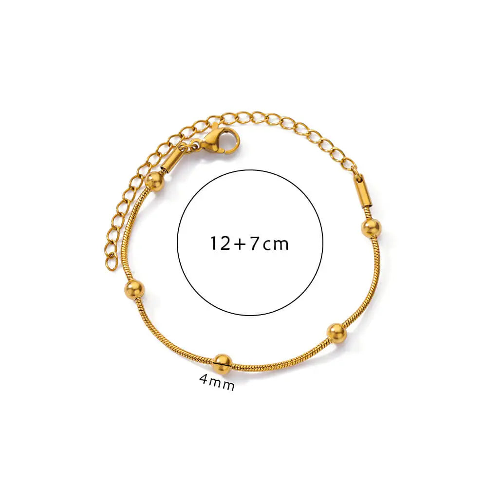 Nox™ – Pulsera Snake de Acero Inoxidable