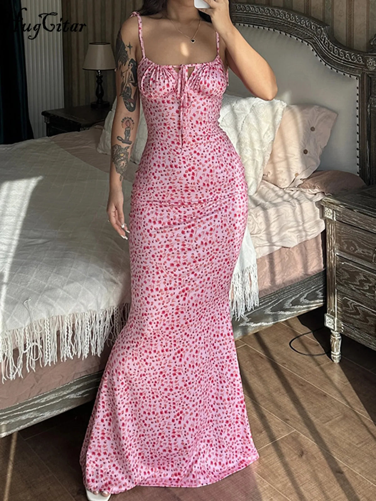 Vestido Largo Isla Floral