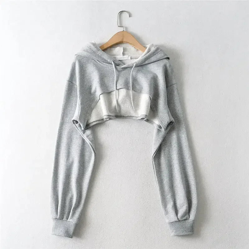 SUDADERA CORTA NIKA Y2K