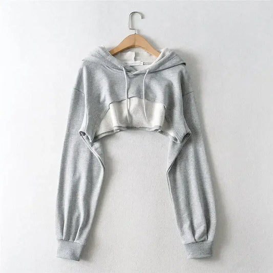 SUDADERA CORTA NIKA Y2K