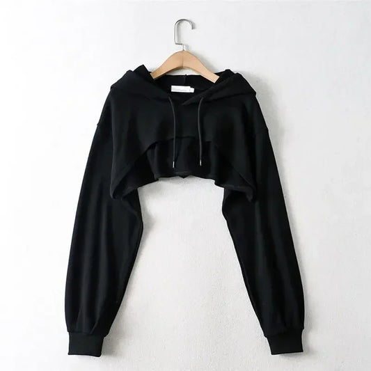 SUDADERA CORTA NIKA Y2K