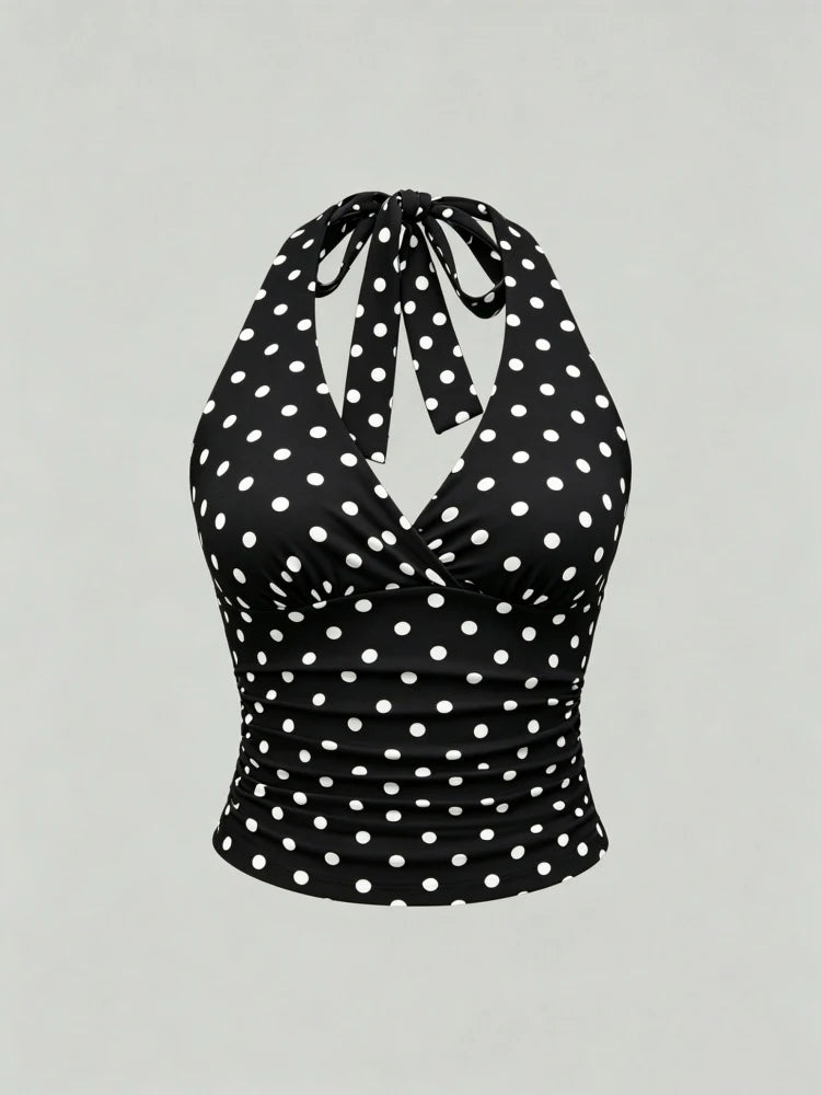 TOP CORTO ZURI LEOPARDO