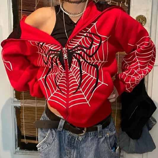 SUDADERA KIRA Y2K ANIMAL PRINT