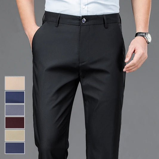 PANTALÓN DE VESTIR RENZO en color Negro — Noembre