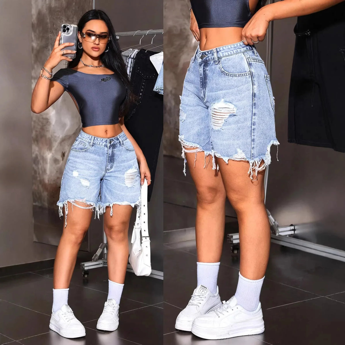 SHORT NARA DE TIRO ALTO