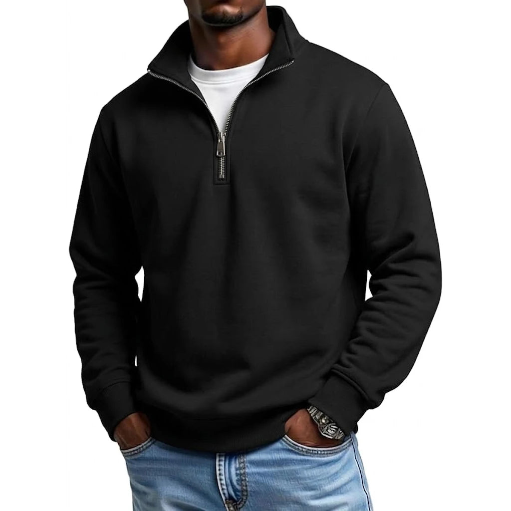 SUDADERA CUELLO ALTO DANTE en color Khaki — Noembre