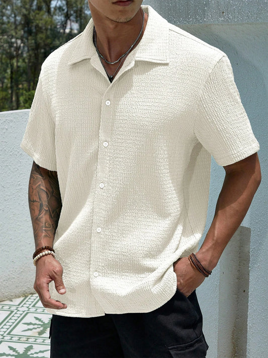CAMISA CASUAL NILO en color Negro — Noembre